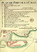 Plan du port de La Calle et description de La Calle